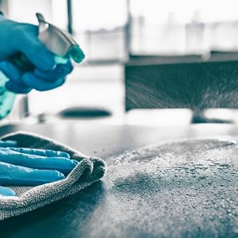 Cleaning with Spray Bottle - Home Spring Cleaning Checklist