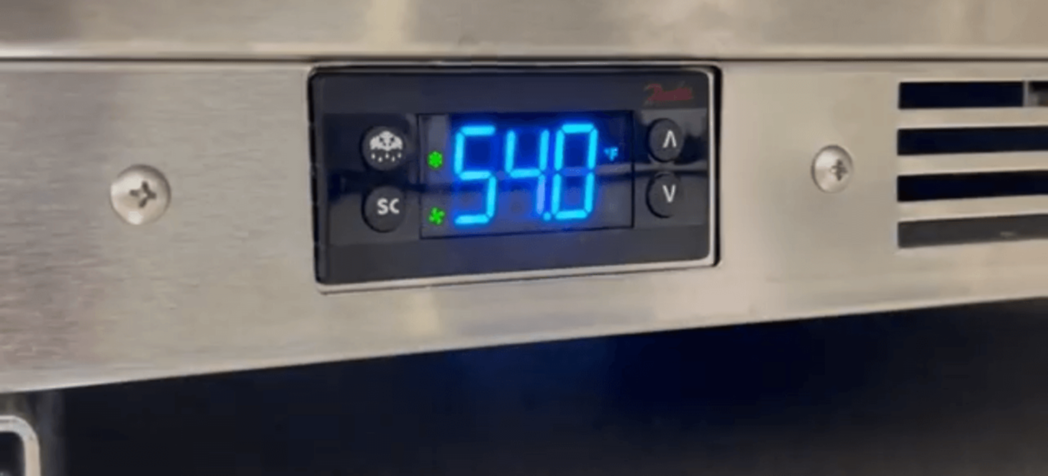 Beverage-Air Temperature Set Point Display