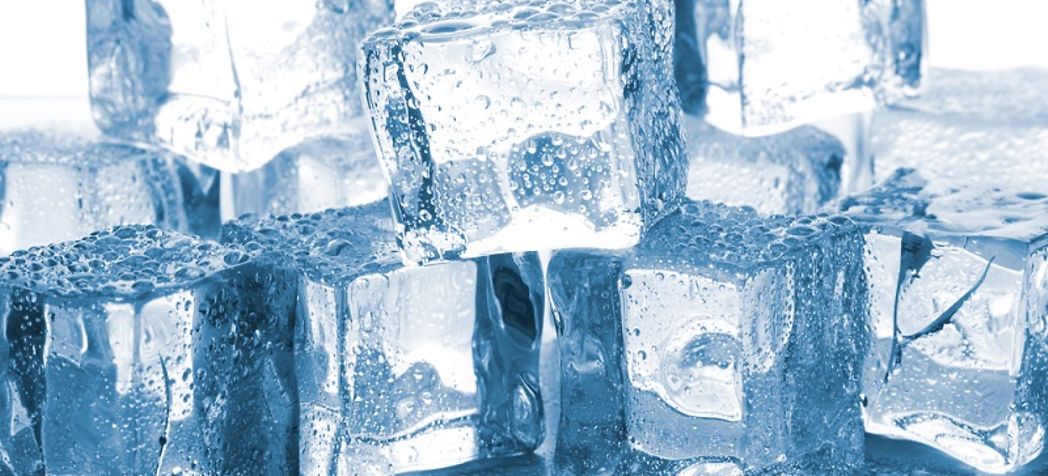 Pile of stacked square shaped ice cubes - Follet Symphony & Maestro ice machine troubleshooting