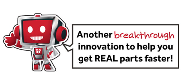 Another breakthrough innovation to help you get REAL parts faster!