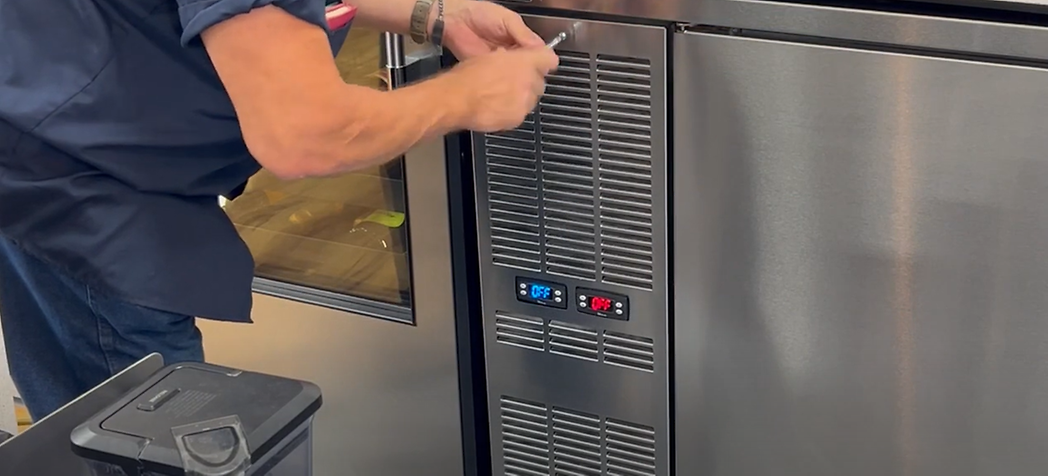 Working on a Perlick Back-Bar Cooler - Perlick Back-Bar Cooler Troubleshooting