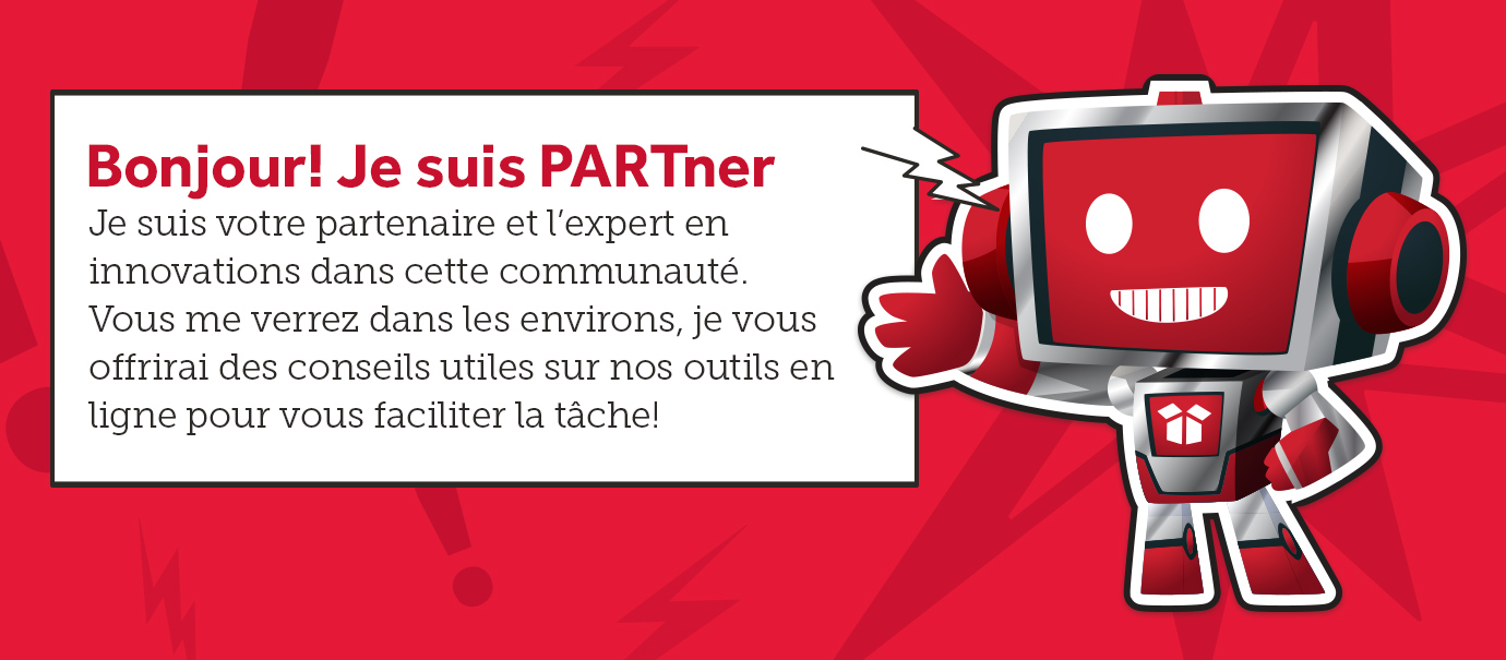 Bannière du programme PARTner de Parts Town faisant la promotion des avantages du partenariat