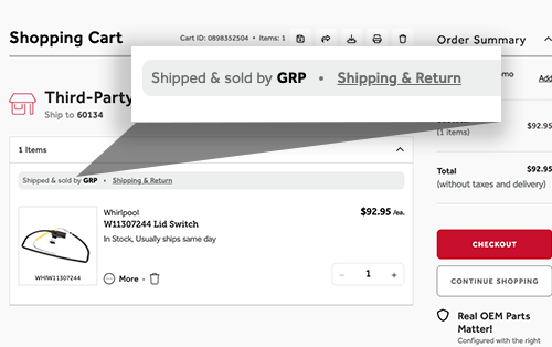 Shipped and Sold By screenshot
