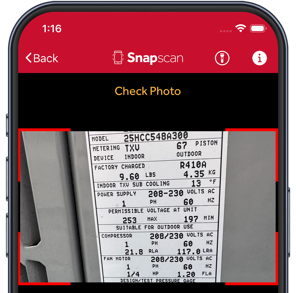 SnapScan mobile data plate scanning