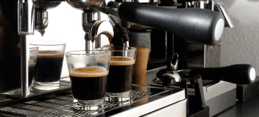 Espresso machine pouring two shots into cups - Synesso Espresso Machine Troubleshooting