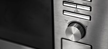 Close up of a microwave keypad - How to Reset a GE Microwave