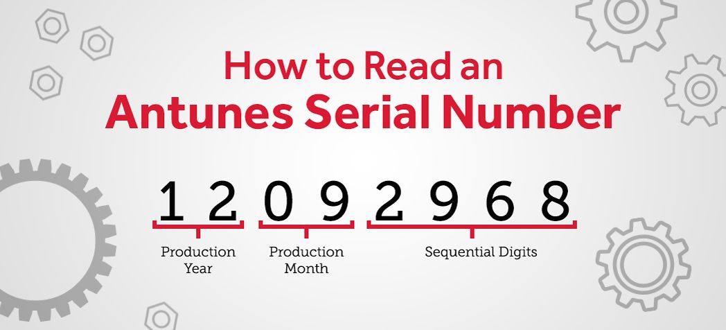 How to Find & Read an Antunes Serial Number
