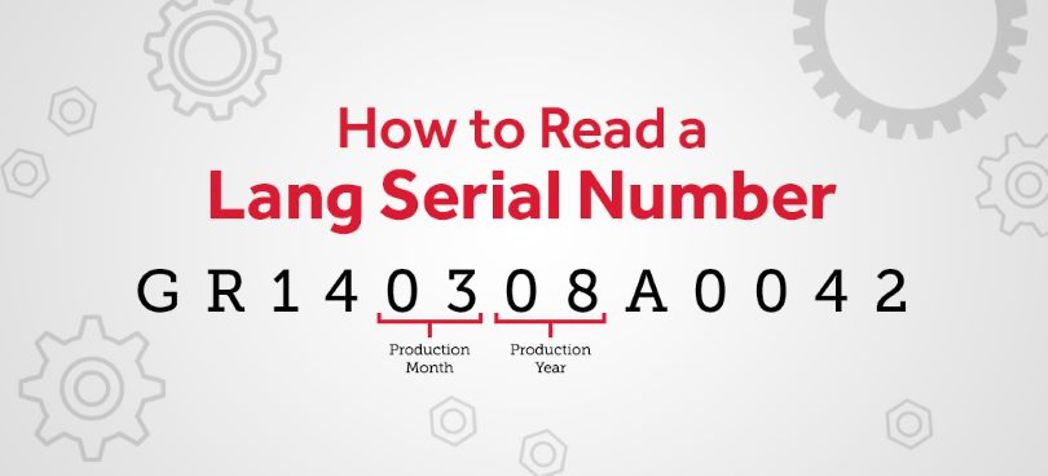 Lang serial number graphic - lang serial number lookup and location