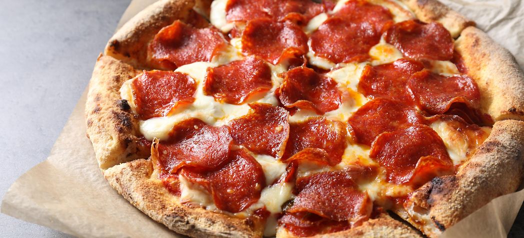 Freshly-made pepperoni pizza - How to Clean a PizzaMaster Pizza Oven