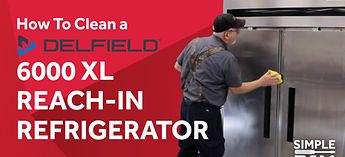How to Clean a Delfield 6000XL Reach-In Refrigerator (Thumbn