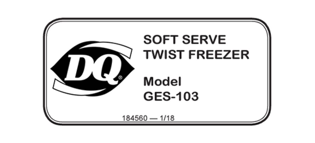 Image - Electro Freeze GES-103 Manual