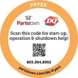 Parts Town DQ Fryer QR Code