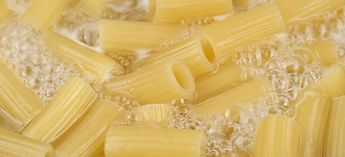 Closeup of Pasta Cooking - Pitco Pasta Cooker Instructions