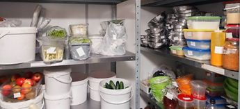 Picture - Storage of Food in a Commercial Kitchen
