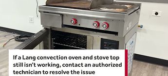Lang Convection Oven & Stovetop Not Working: Troubleshooting