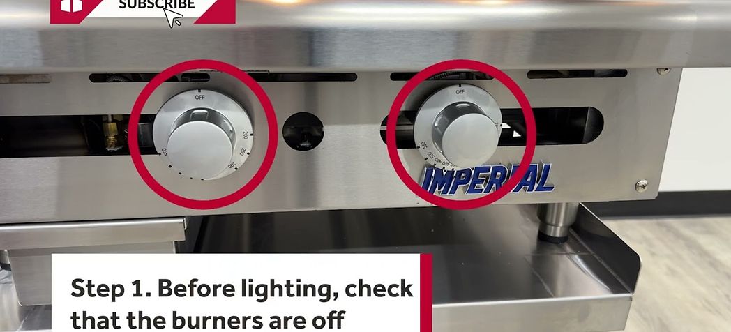 Lighting an Imperial Gas Griddle Pilot Light (Thumbnail)