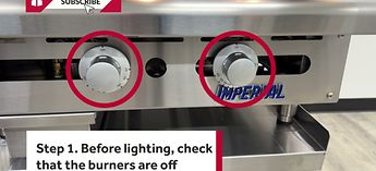 Lighting an Imperial Gas Griddle Pilot Light (Thumbnail)