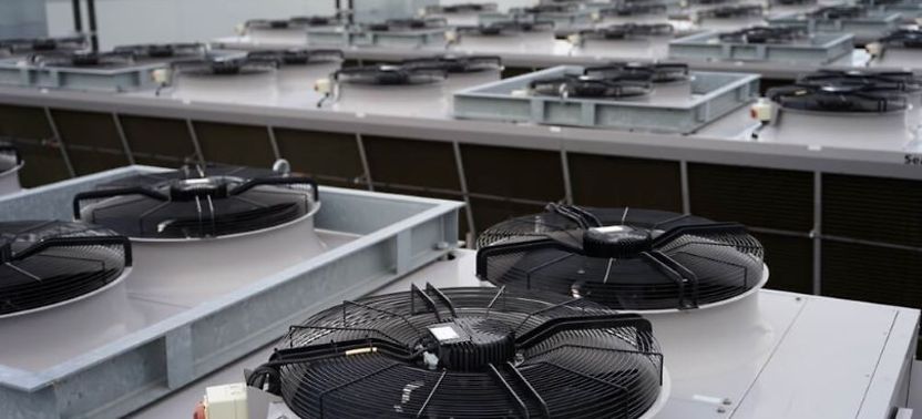 row of industrial condensers - Heatcraft serial number lookup