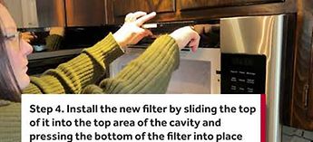 How to Change a Charcoal Filter in a Frigidaire Microwave (T