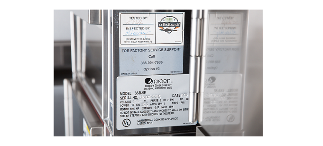 Picture - What Serial Numbers Reveal about Your Food Equipment