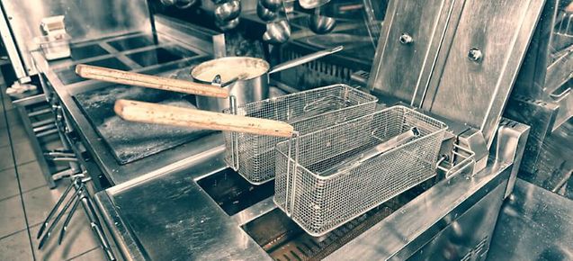 Double fryer in commercial kitchen - Henny Penny Pressure Fryer Preventative Maintenance