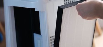 Hand moving filter on dehumidifier - How to maintain a Munters Corp dehumidifier