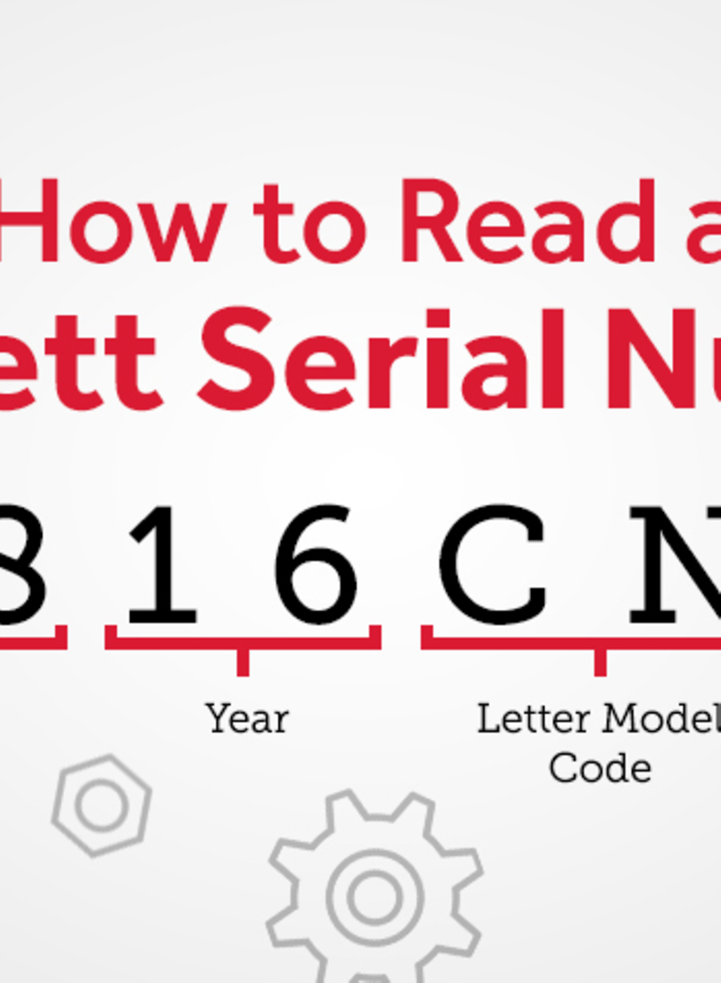 How to Find & Read a Blodgett Serial Number Parts Town