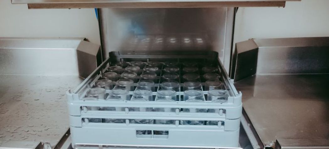 Commercial Dishwasher with Dishes - Hobart Dishwasher Operating Instructions