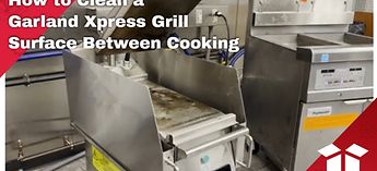 How to Clean a Garland Xpress Clamshell Grill Surface Betwee