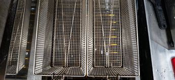 looking down into an empty deep fryer - pitco fryer troubleshooting
