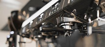 close up of an espresso machine - how to backflush a nuova simonelli musica