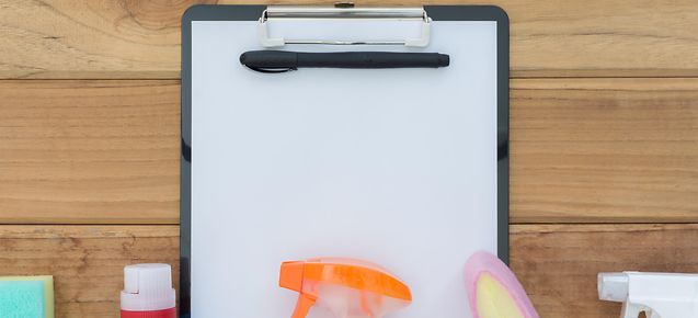 Silver King Prep Table Cleaning Checklist Photo