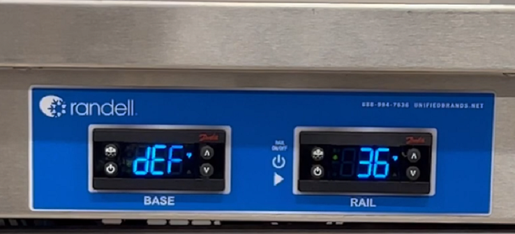 randell reach in cooler